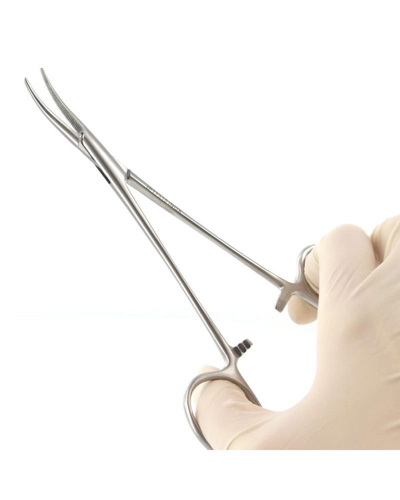 Pince de LERICHE, courbe sans griffe 15 cm