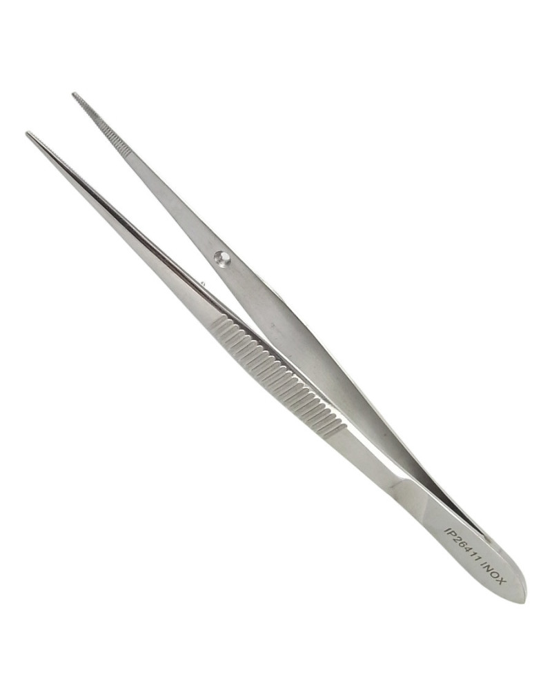 Pince à disséquer fine, sans griffe, 14 cm