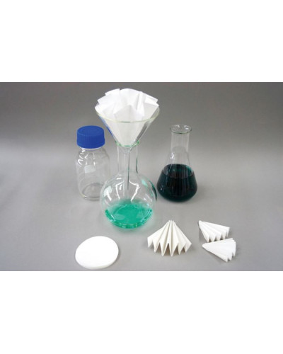 Papiers filtre standards plissés, n° 5