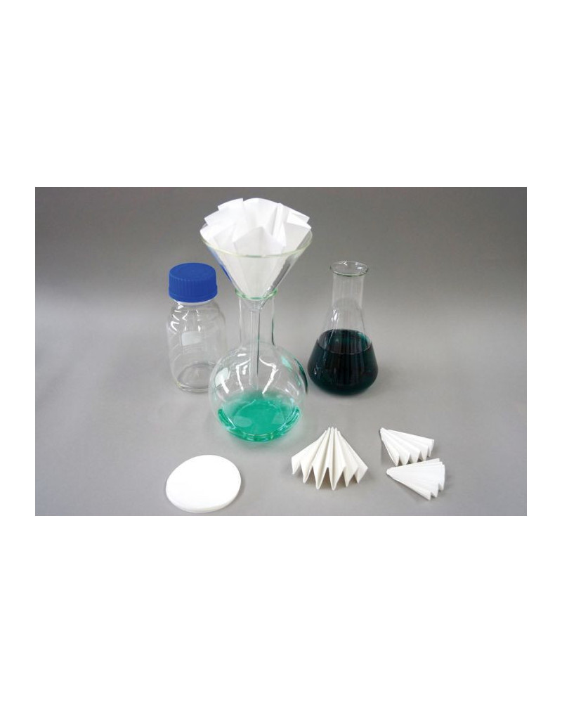 Papiers filtre standards plissés, n° 5