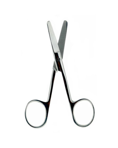 Ciseaux mousses (2 bouts mousse), droits, 18 cm