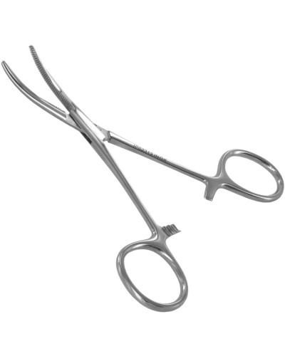 Pince de rochester pean, sans griffes, courbe, 22 cm