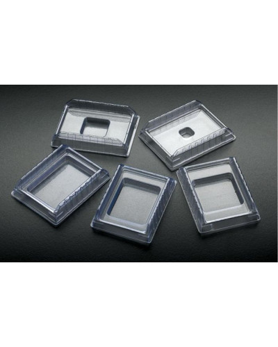 Moules d'inclusion en PVC à usage unique, l x l x h: 7 x 7 x 5mm