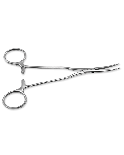 Pince de CHRISTOPHE, courbe, avec griffe, 16 cm