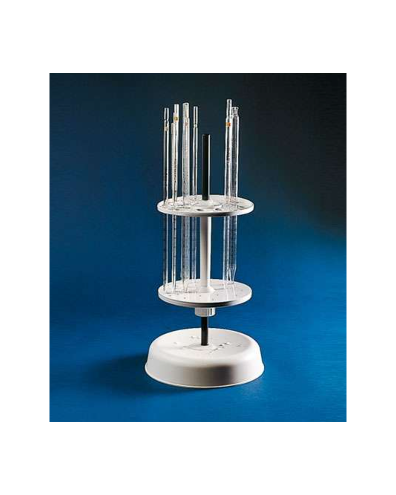Porte-pipettes circulaire, Base ronde