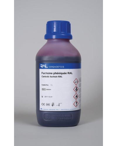 Kit TB color, solution de fuchsine phéniquée (recharge)