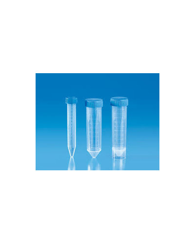 Tubes à  centrifuger 50 ml, sans jupe, ionisé, racks de 25 pièces Tubes à  centrifuger 50 ml, sans jupe, ionisé, racks de 25 pièces