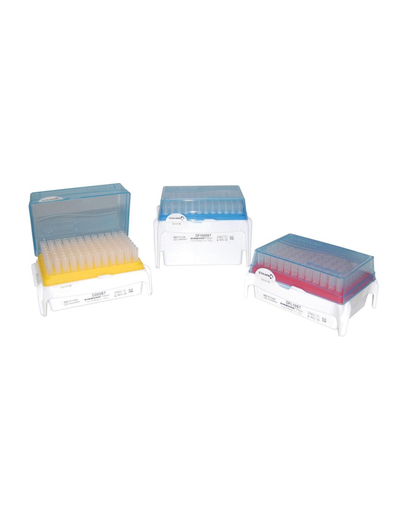 Cônes DIAMOND en rack: 20 - 300 µl, longueur: 52