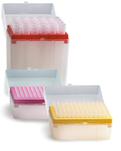 Cônes finntip en rack: 0,5 - 250µl, longueur 52