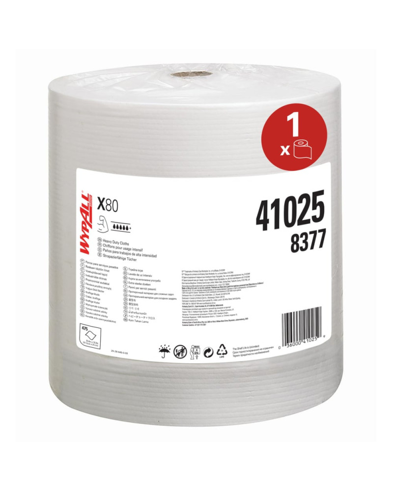 Chiffon wypall x80 en non tisse