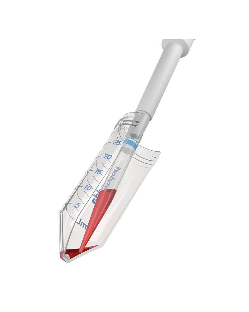 Cupule pp fond conique, cape attenante