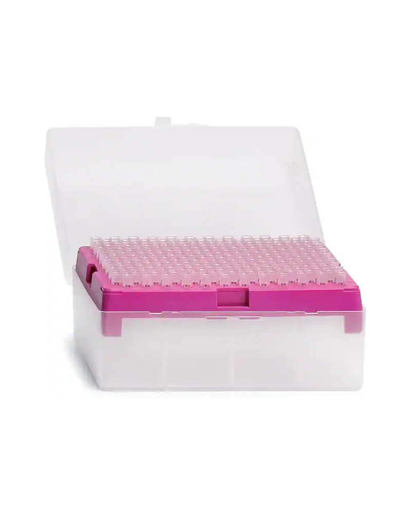 Cônes finntip filter 5 - 200µl en rack stériles de 96