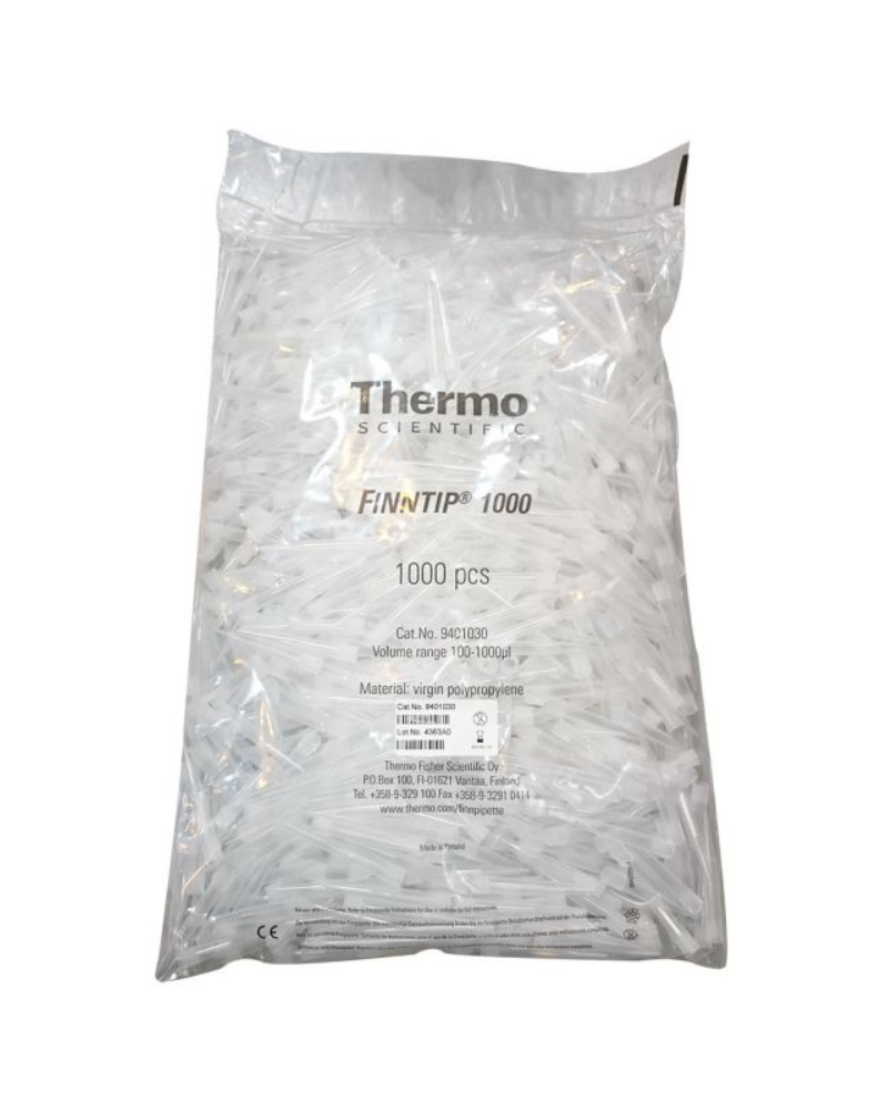 Cônes finntip en vrac: 0,5 - 250µl, longueur 52