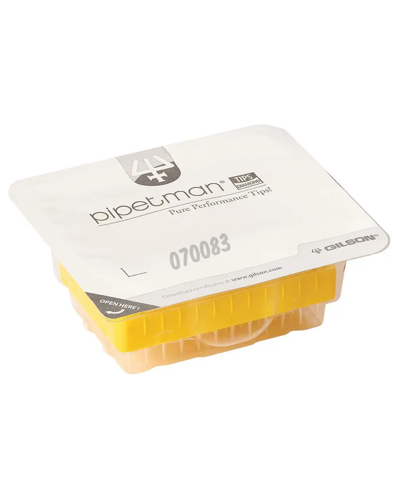 Cônes diamond en rack:20 - 300µl, longueur 52