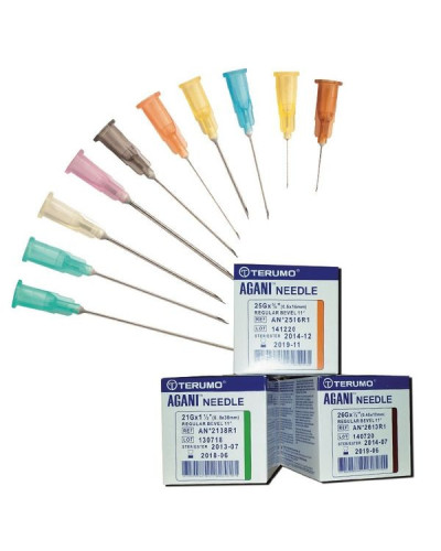 Aiguille hypodermique TERUMO AGANI à uu 50 x 0,8 mm - 21 g