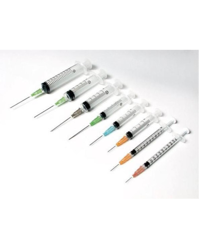 Seringue TERUMO 3 pièces 1ml, insuline avec aiguille 25 g - 16 x 0,5 mm