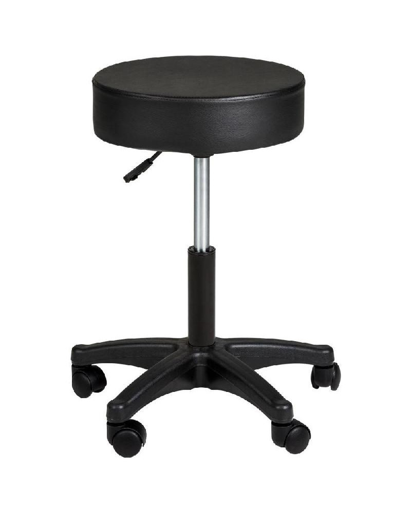 Tabouret noir à  hauteur réglable
