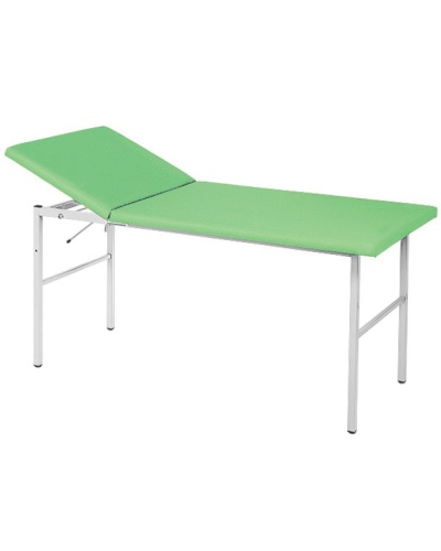 Divan d\'examen médical en époxy sellerie vert