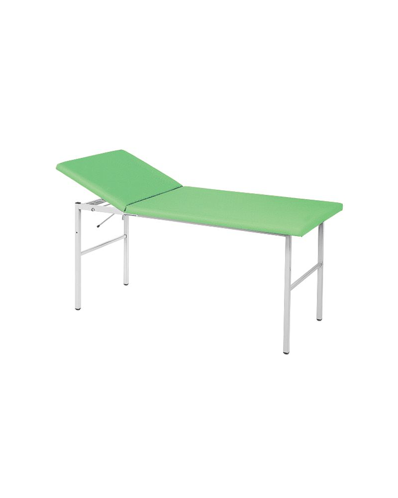 Divan d\'examen médical en époxy sellerie vert