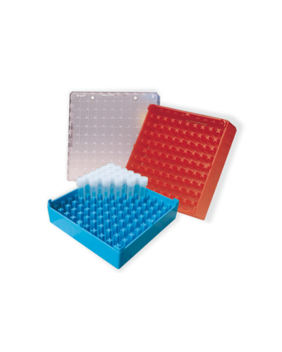 Boîte à congélation en polycarbonate pour microtubes