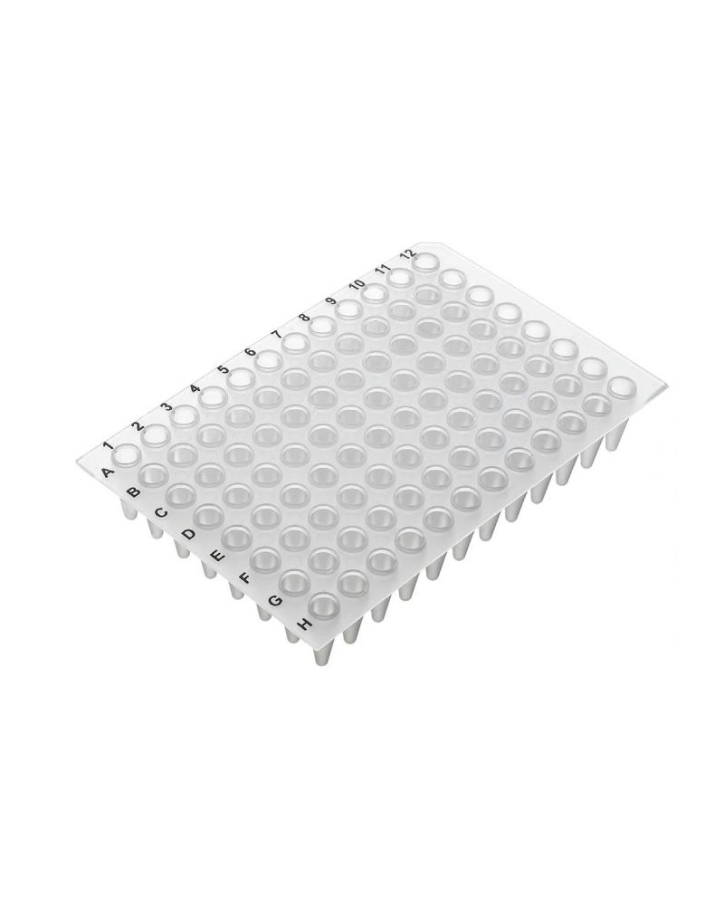 Microplaques pcr,96 puits,profil surbaissé,sans jupe, affleuran