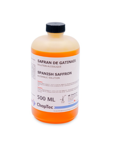 Safran du Gà¢tinais, en solution alcoolique