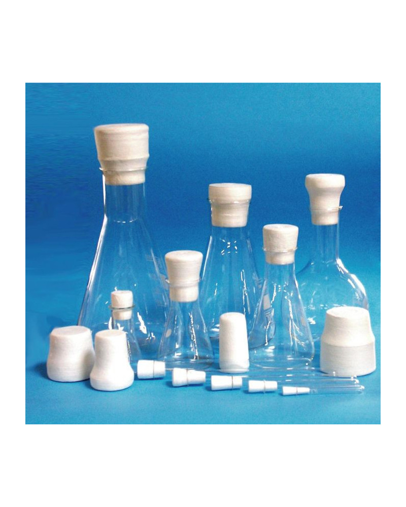 Bouchons en ouate de cellulose, pour tubes à Dia int.: 16 mm