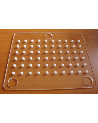 Plaque d'analyse pour détermination des groupes sanguins 72 puits