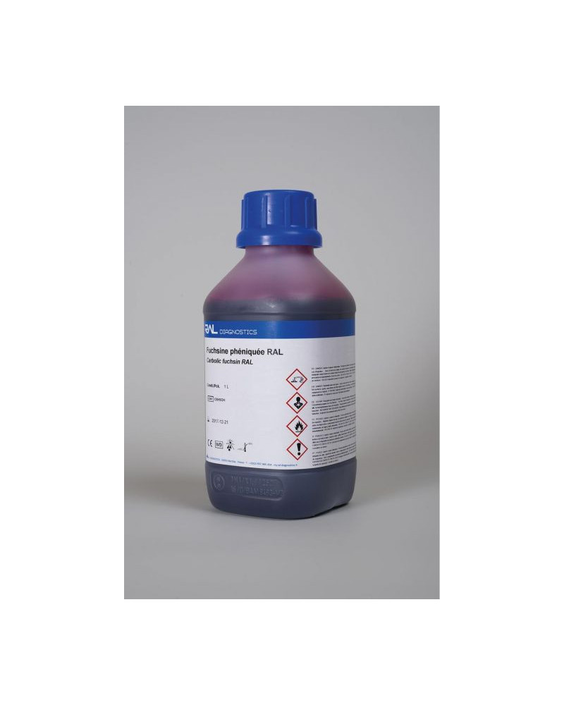 Fuchsine phéniquée en solution, selon ZIEHL-NEELSEN - 500 ml