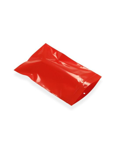 Sachets fermeture à glissière, rouge