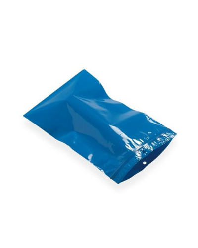 Sachets fermeture à glissière, bleu