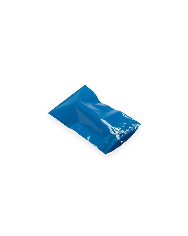 Sachets fermeture à glissière, bleu