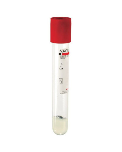 Tube de prélèvement sous vide en P.E.T. VACUTEST KIMA 8ML/10ML SEC + GEL stérile