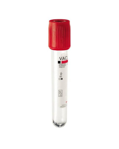Tube de prélèvement sous vide en P.E.T. VACUTEST KIMA 3.5ml/5ml SEC + GEL stérile