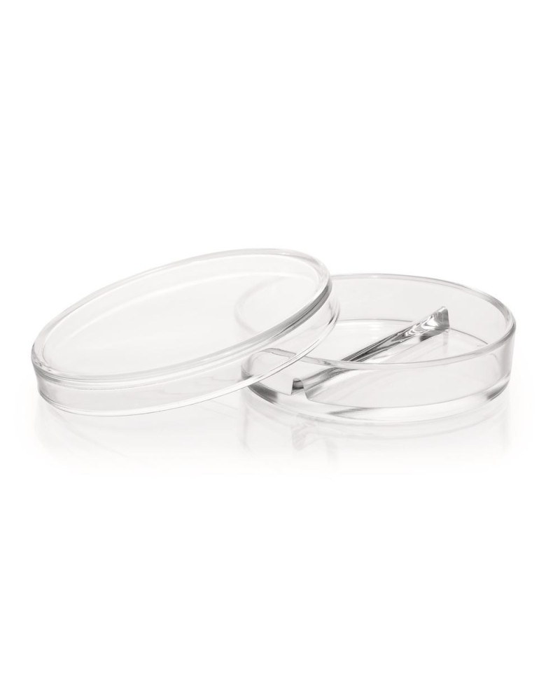 Boîtes de pétri compartimentées, rondes, compartiments: 2