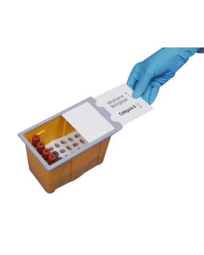 Megabox grand modèle, portoir thermoformé, 77 tubes de 5 ml