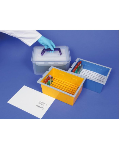 Megabox petit modèle, portoir mousse, 32 tubes de 5 ml