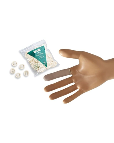 Doigtier latex non poudré 1 doigt roulé