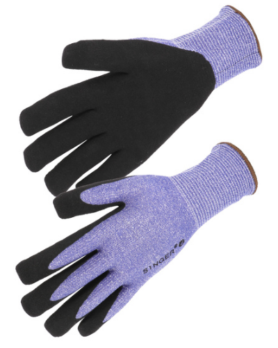 Gants textile enduits purple nitrile, taille 11