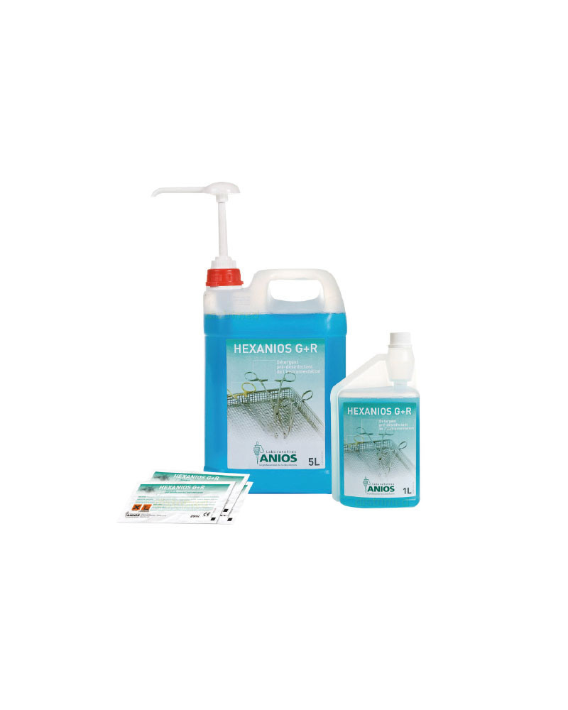 HEXANIOS G + R, nettoyant et pré-désinfectant, 25 ml
