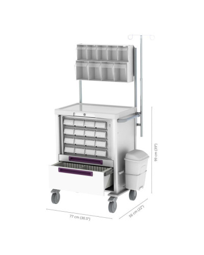 Chariot pour médicaments, Modèle YC51S