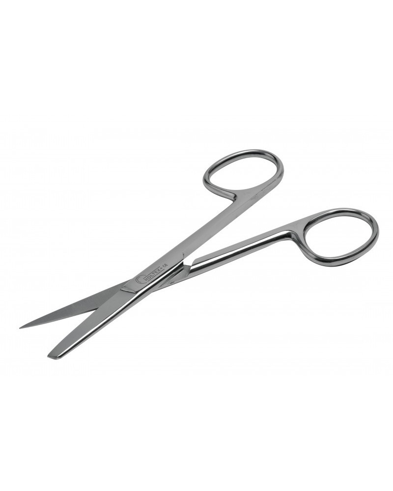 Ciseaux dauphin (1 bout pointu et 1 bout mousse), droits, 20 cm