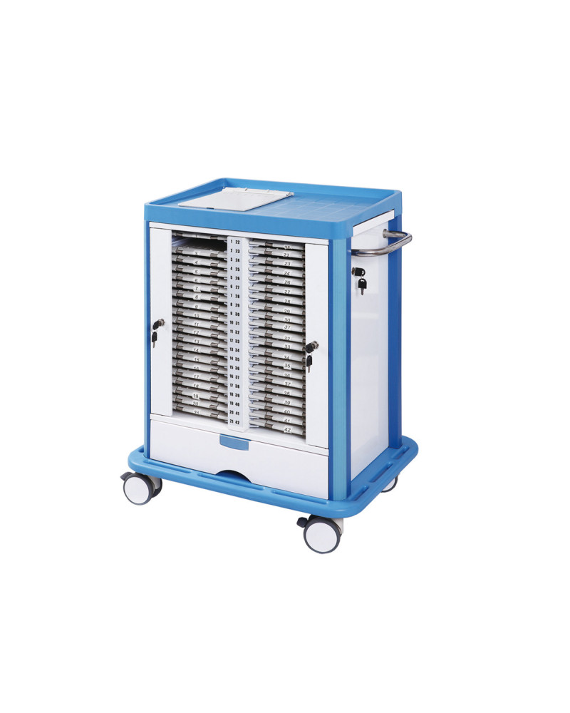 Chariot pour dossiers patients modèle yc40j10c