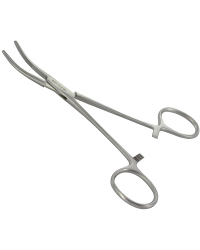 Pince de kelly, courbe, 16 cm