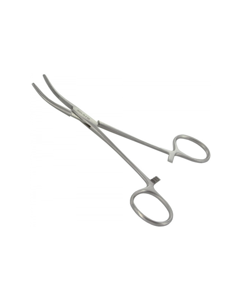 Pince de kelly, courbe, 16 cm