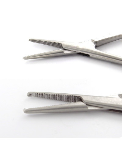 Pince de halstead, droite sans griffe, 10 cm