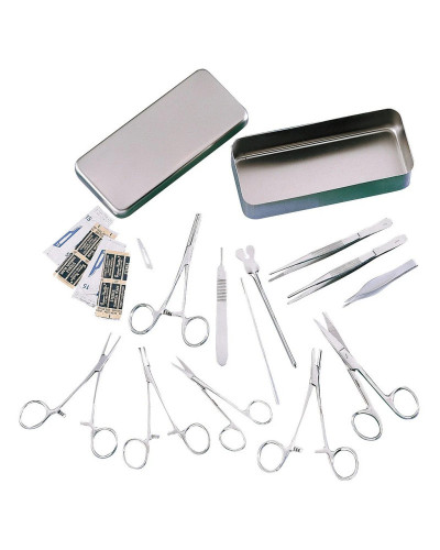 Trousse pour étudiant, boîte en inox