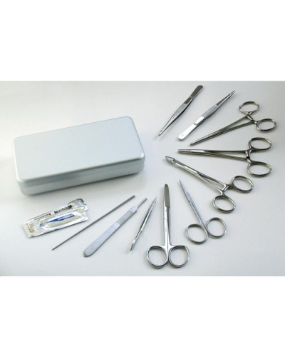 Trousse pour étudiant, boîte en aluminium