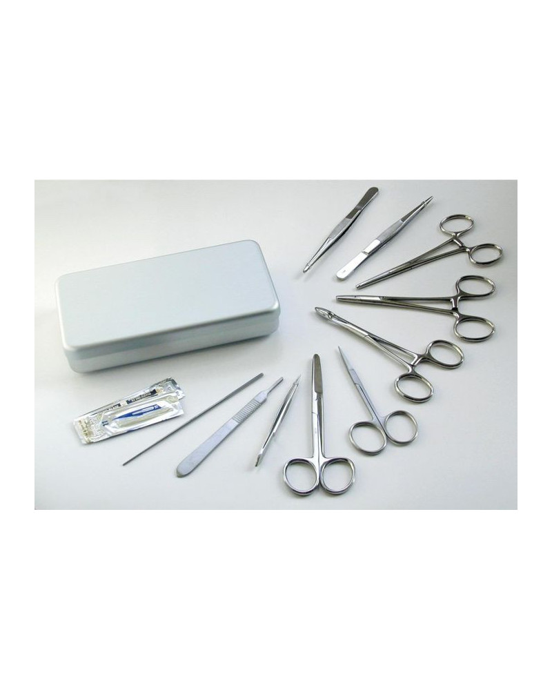 Trousse pour étudiant, boîte en aluminium