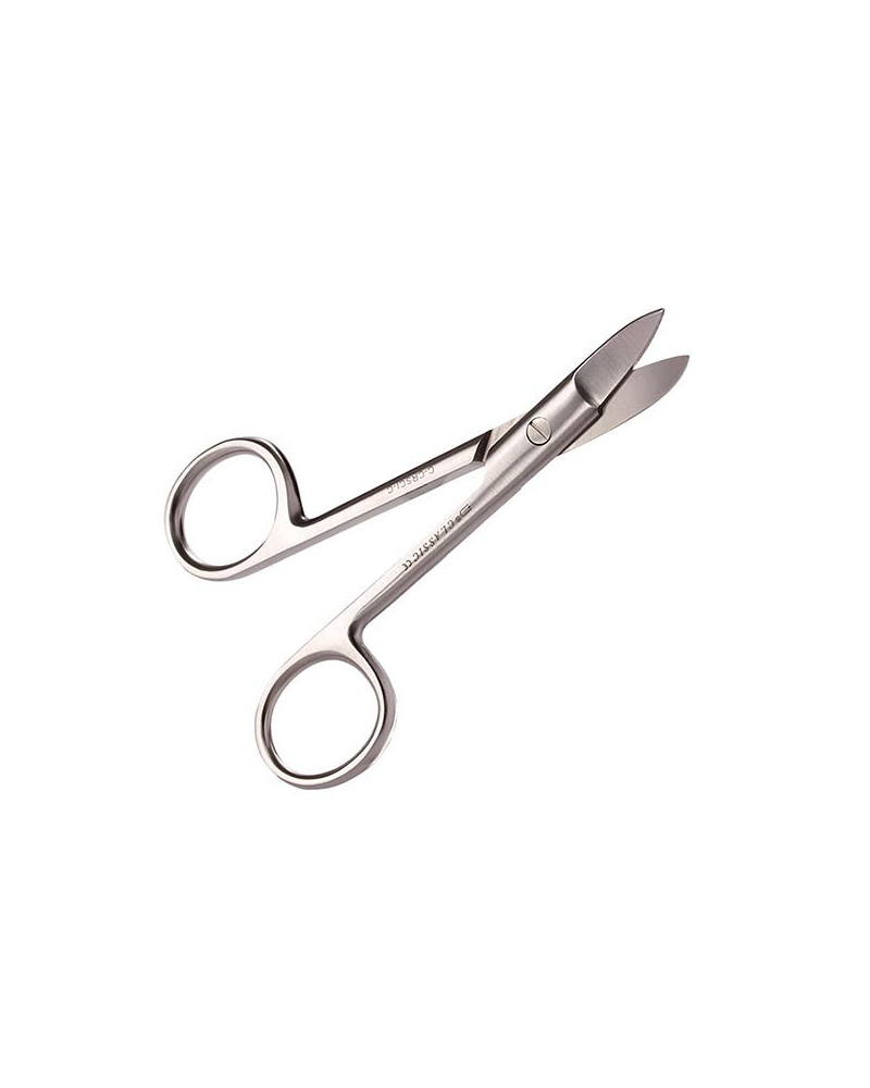 Ciseaux à couronne, courbe